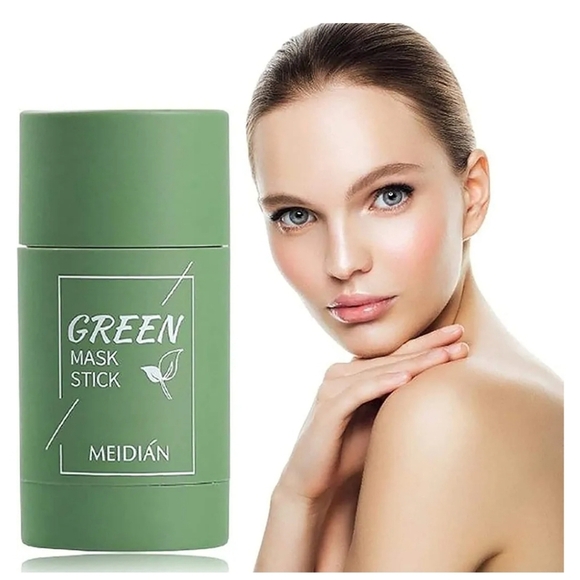 Green Tea Blackhead Remover Green Mask Stick - Oil Control Cleansing Solid Mask - Picture 7 of 8